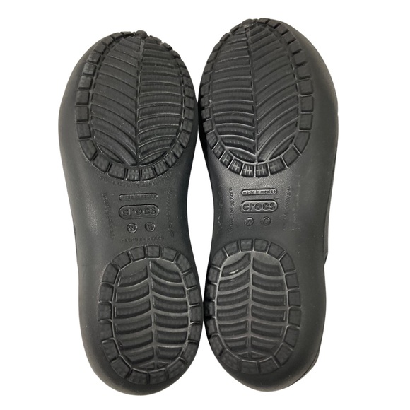 Crocs Kadee Size 6 Women’s Slip on Flats Shoes Black - Picture 6 of 10